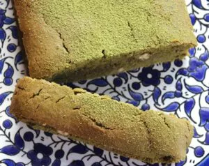 Recette de cake au thé vert moulu matcha