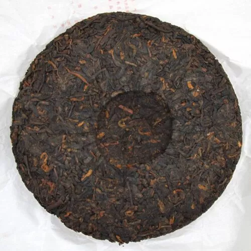 Recto galette thé pu'er Yunnan