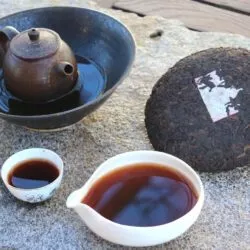 Puerh fermenté de Chine en galette